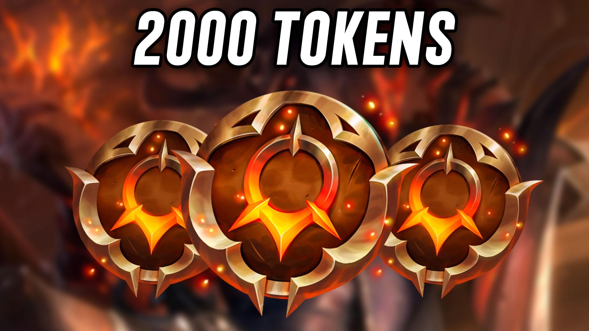 2000 Tokens de Eventos